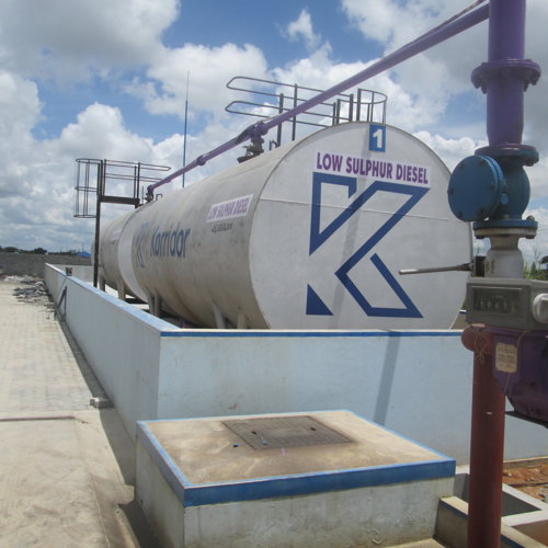 Construction of Truck Park Facilities and Diesel Storage Tanks